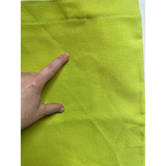 Calvin Klein fragrances canvas tote new with tag lime green - Picture 3 of 7